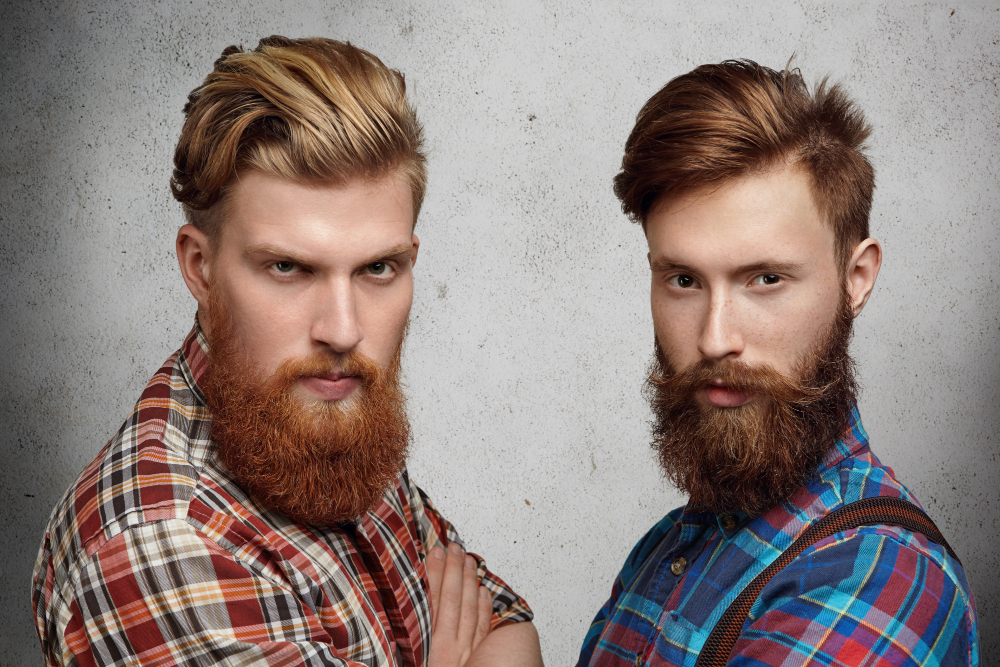 The two men who are more attractive for having a good beard thanks to the advice of Rebel Barbers
